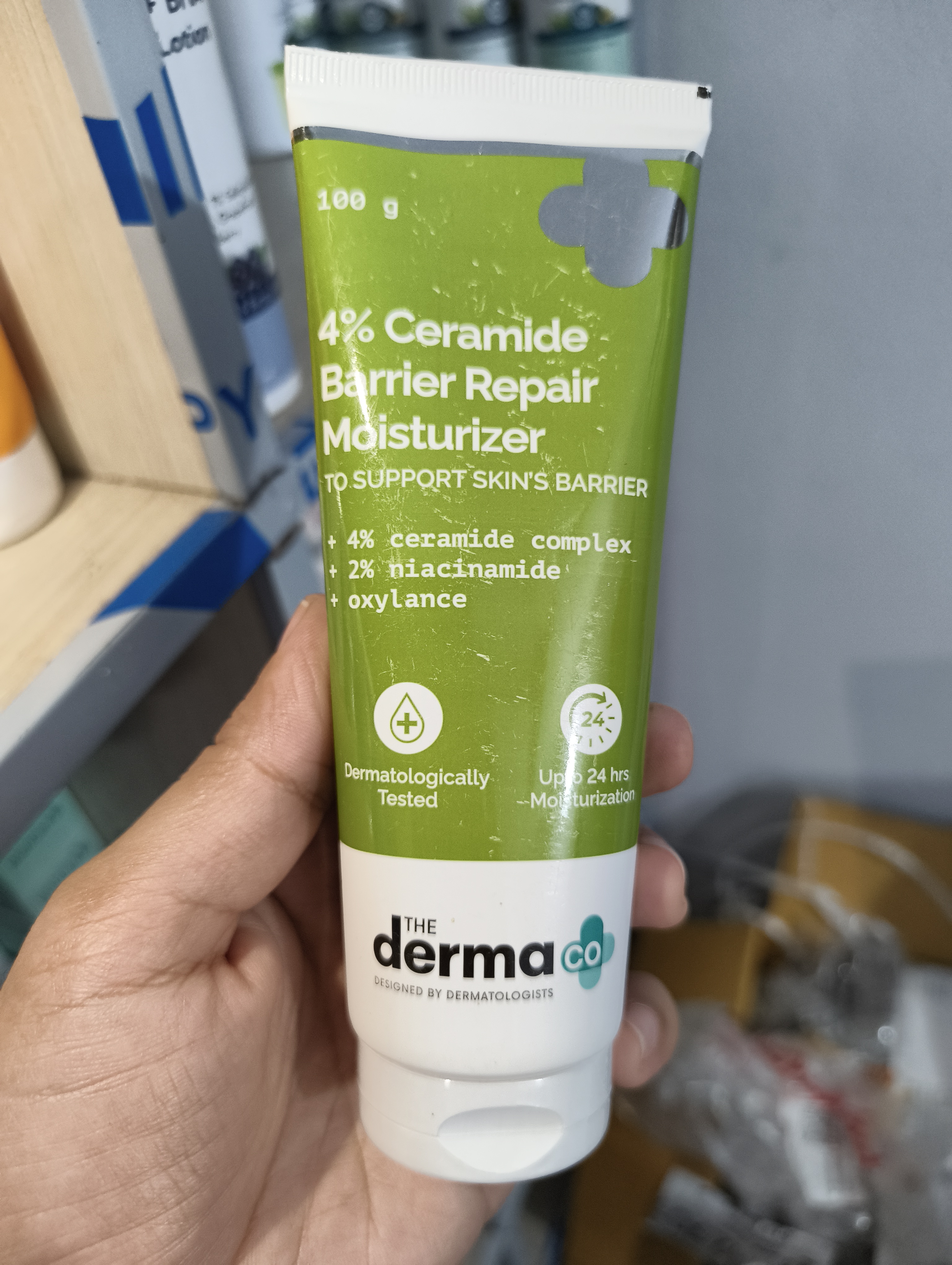 Derma Co 4% Ceramide Barrier Repair Moisturizer - 100ml_img_1