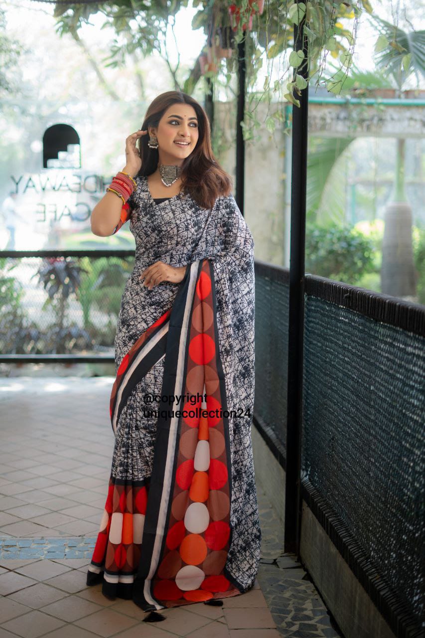 Eid Saree with Blouse Piece_img_0