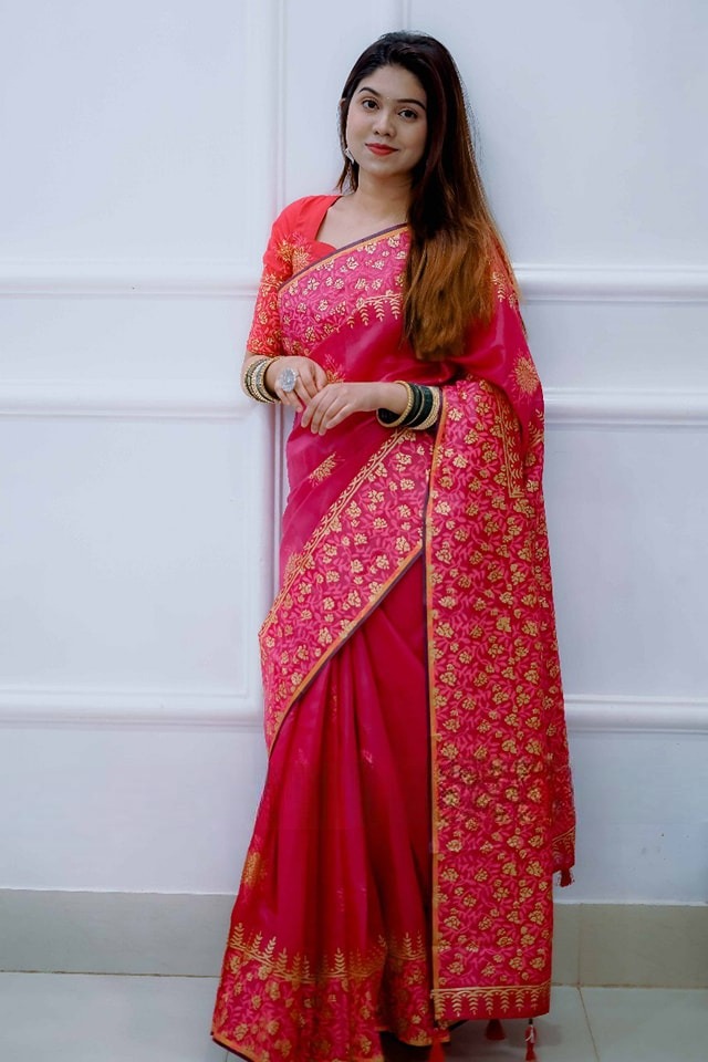 Kubari Silk Saree (With Blouse piece_img_0
