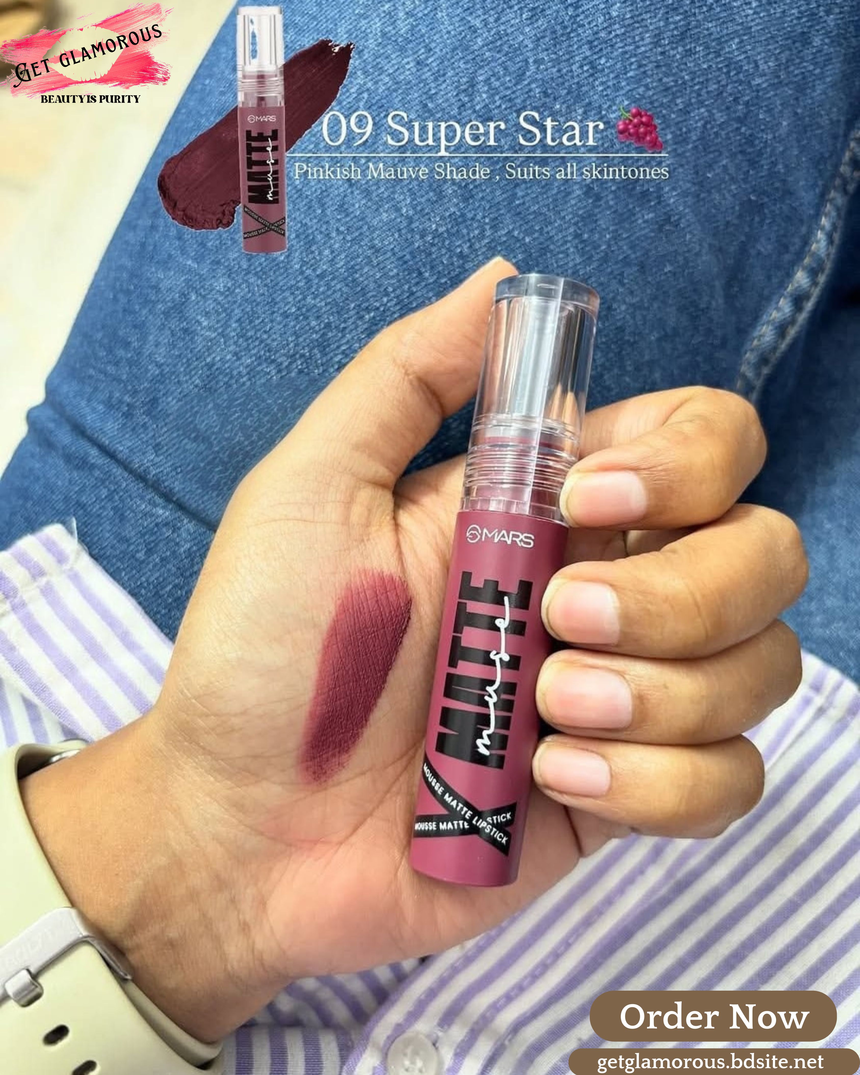 The Mars Matte Muse lipstick_img_8