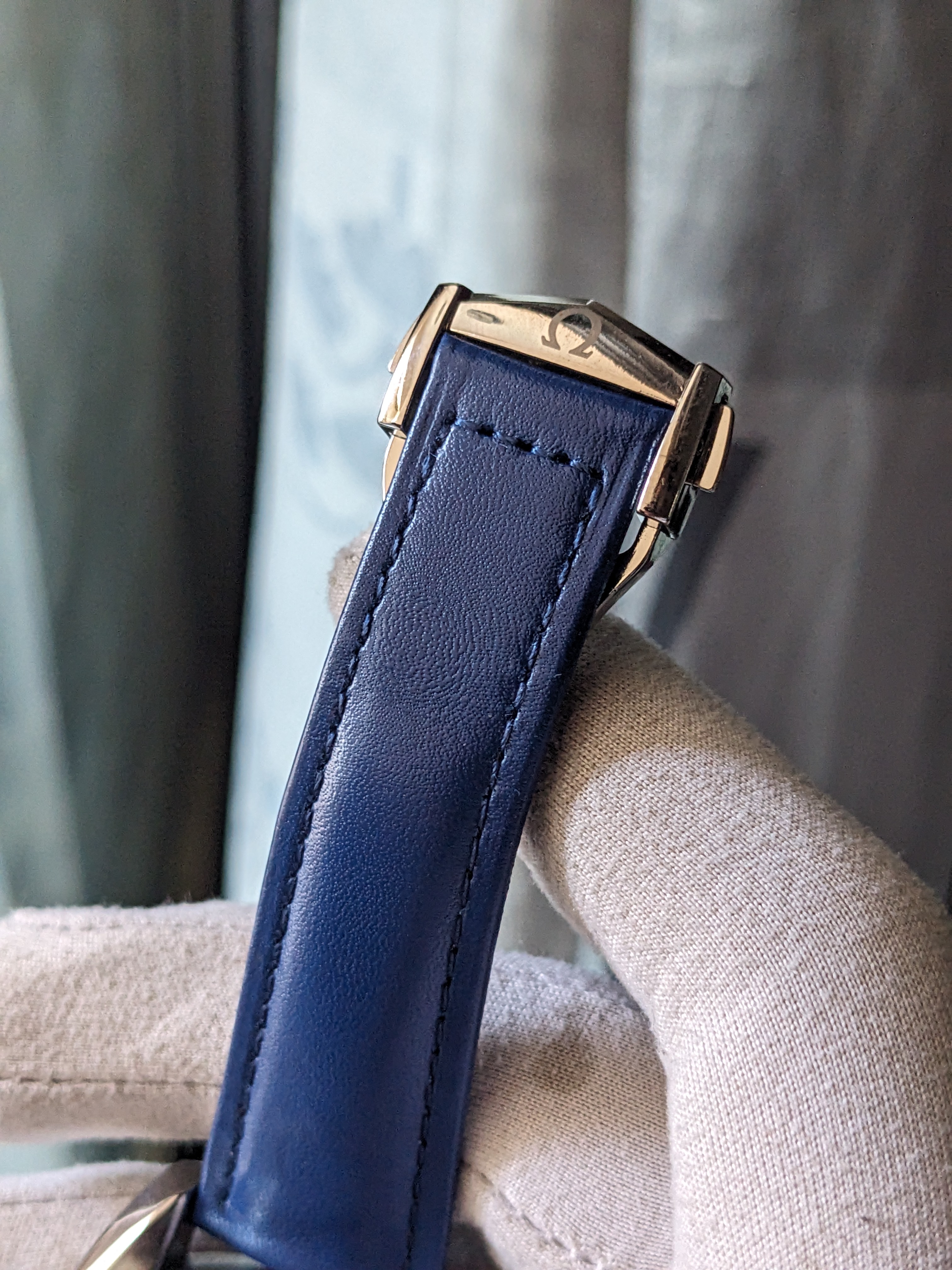 Omega Chronograph Watch Blue_img_4