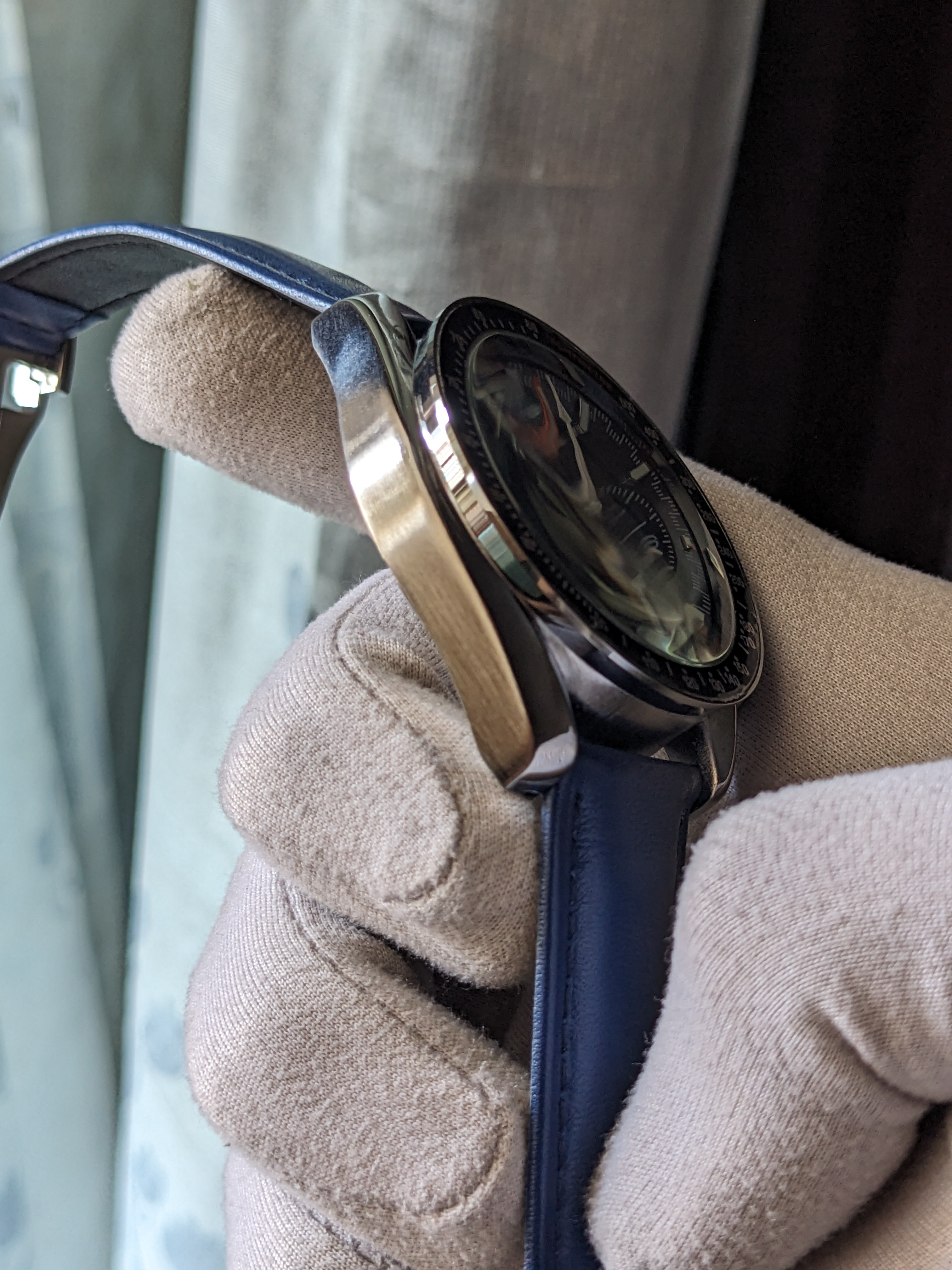 Omega Chronograph Watch Blue_img_2