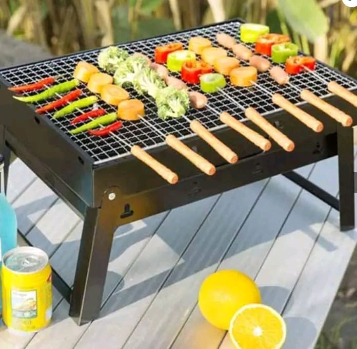 High-Quality BBQ Wooden Handle Skewers – ১২ পিসের সেট_img_1