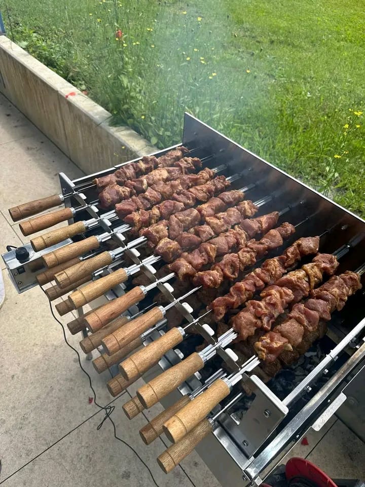 High-Quality BBQ Wooden Handle Skewers – ১২ পিসের সেট_img_2