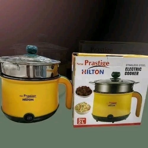 Prestige Hilton Stainless Steel Electric Cooker – 2 Liter_img_2