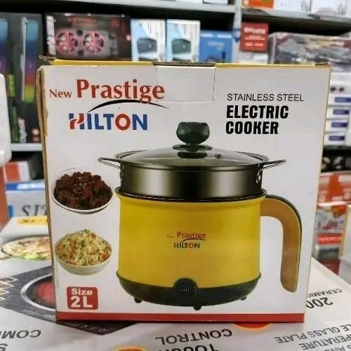 Prestige Hilton Stainless Steel Electric Cooker – 2 Liter_img_3