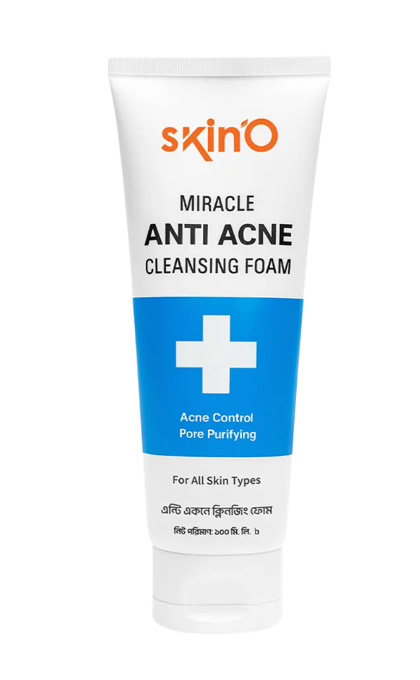 skin’O Miracle Anti Acne Cleansing Foam 100 ml - Image 1