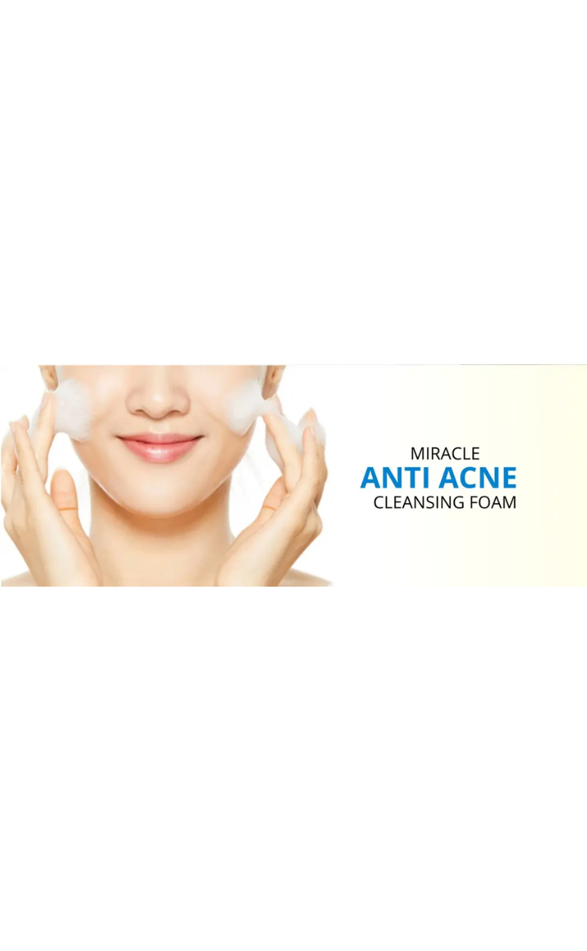 skin’O Miracle Anti Acne Cleansing Foam 100 ml - Image 2