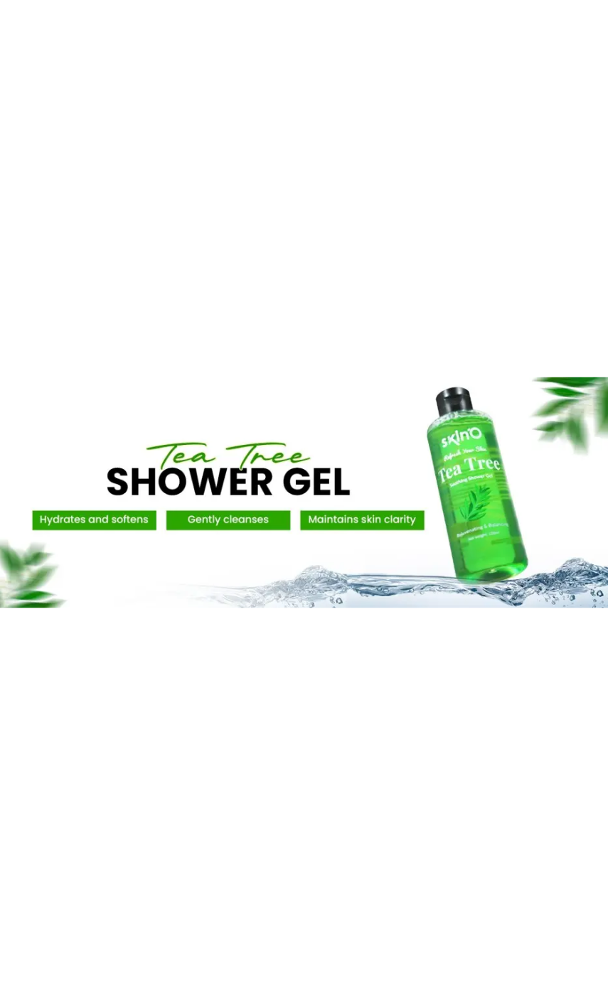 Skin’O Refresh Your Skin Tea Tree Soothing Shower Gel 220ml - Image 2