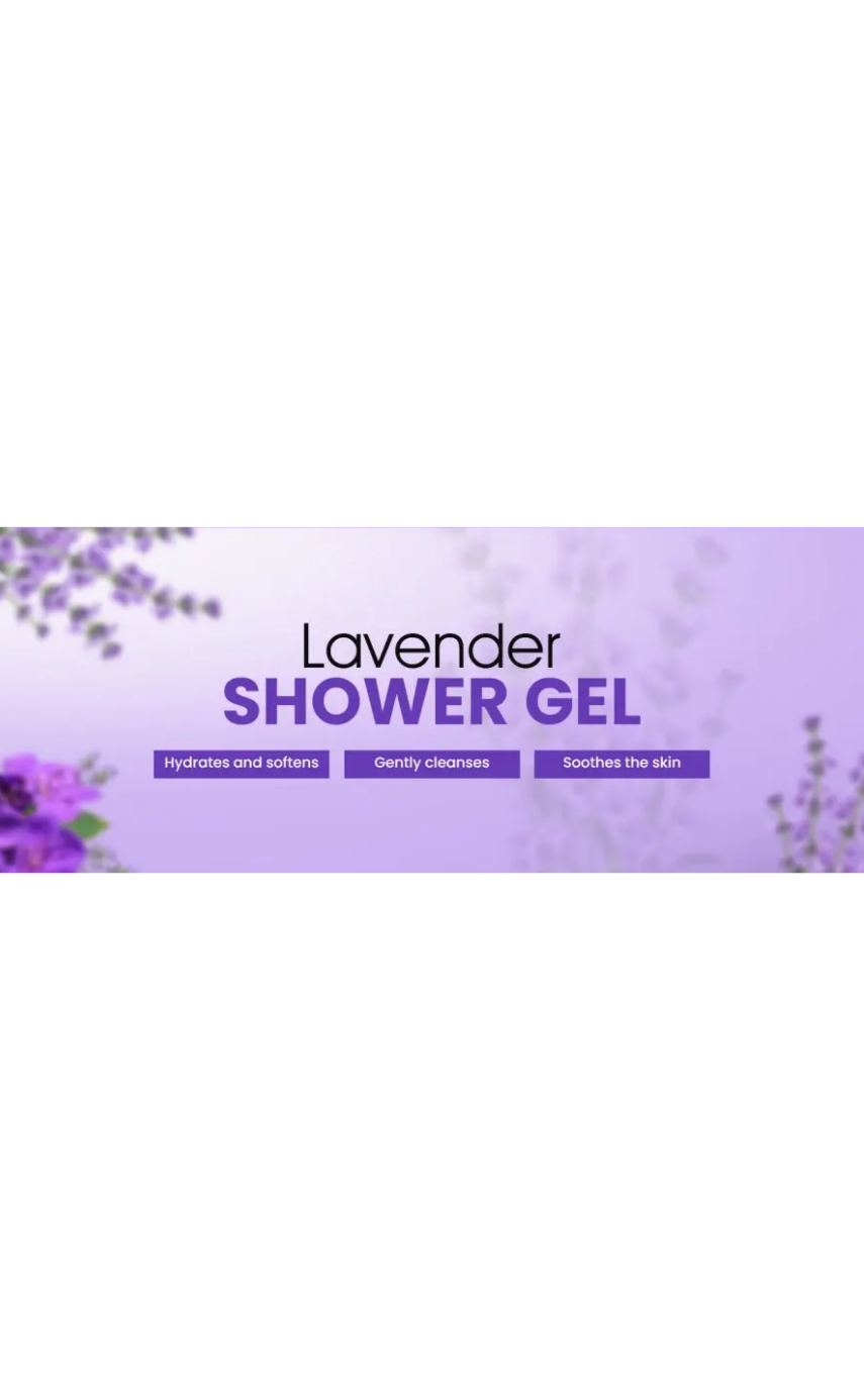 Skin’O Lavender Soothing Shower Gel 220ml - Image 2
