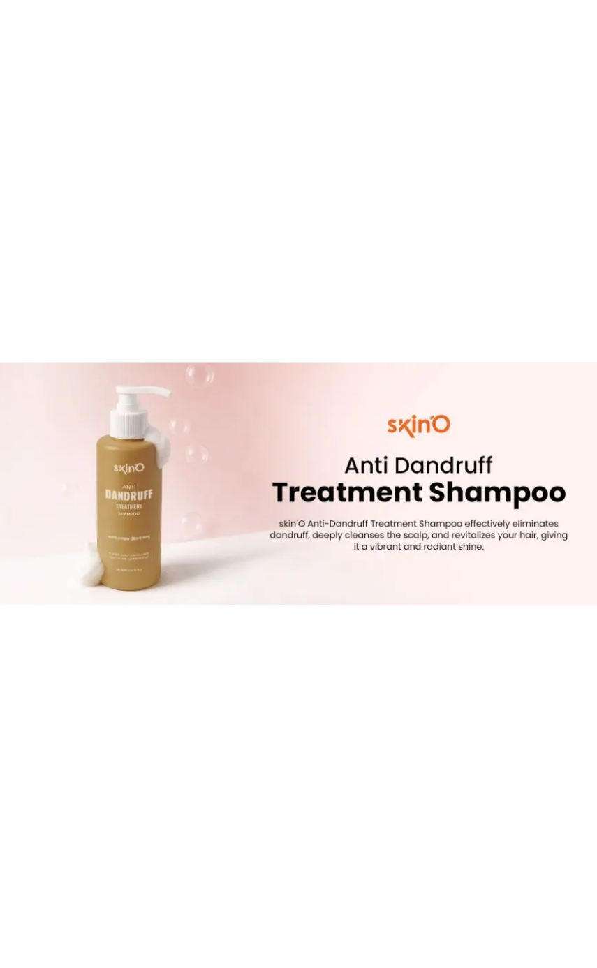 Skin’O Anti Dandruff Treatment Shampoo 200ml - Image 2
