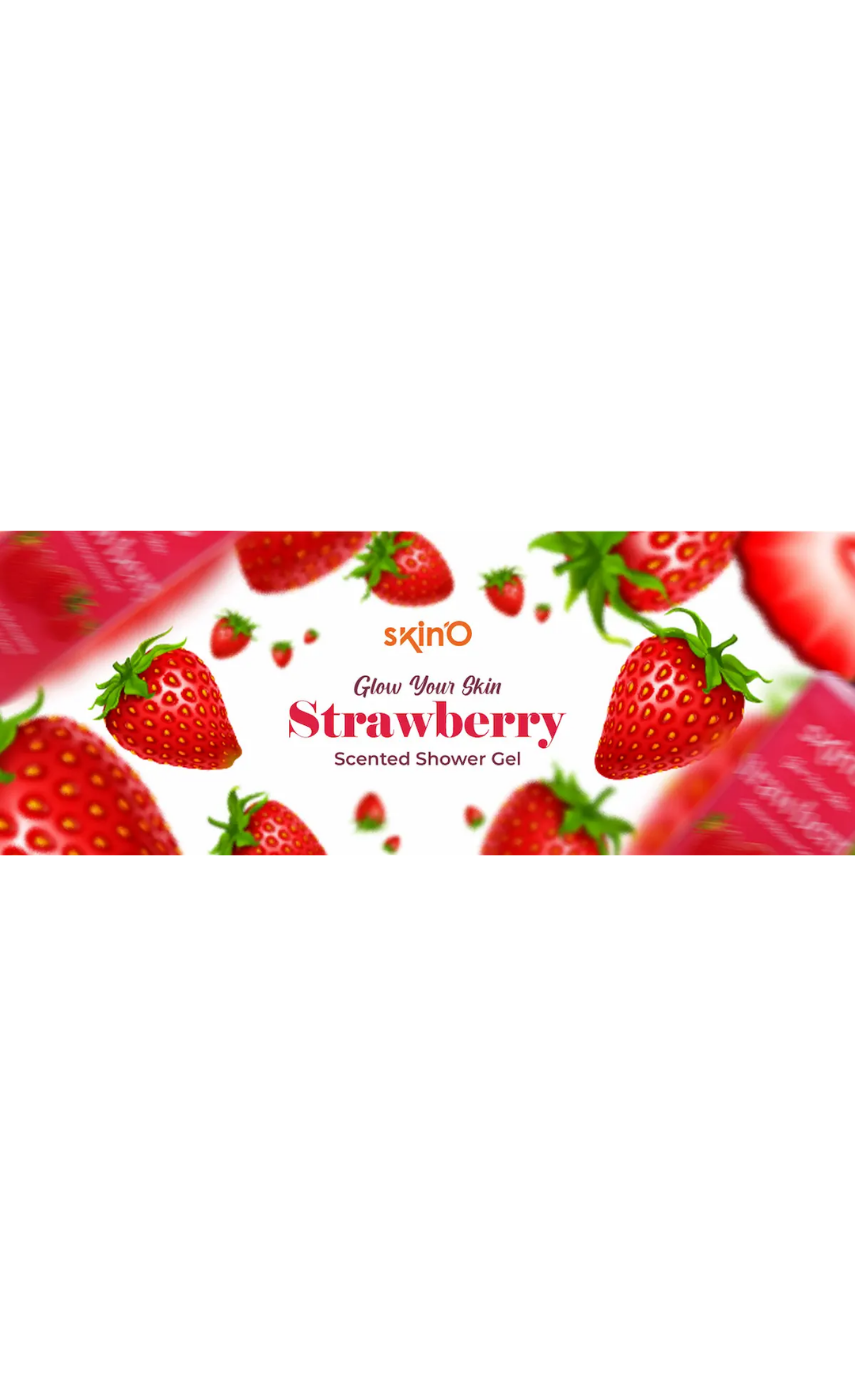 Skin’O Glow Your Skin Strawberry Scented Shower Gel - Image 2