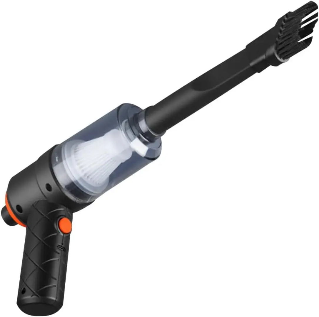 Handheld Car Vacuum Cleaner Rechargeable 2-in-1 Dust Buster Cordless Portable Mini Vacuum Cleaner for Car, Office, Home_img_5