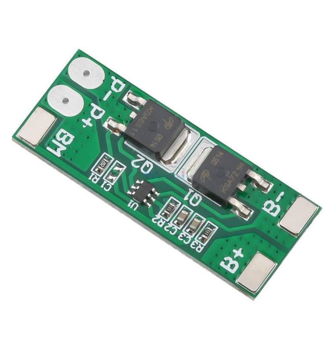 BMS 2S 6.4V 10A LiFePO₄ Battery Protection Board – Charging & Discharging PCB for 2-Cell Packs