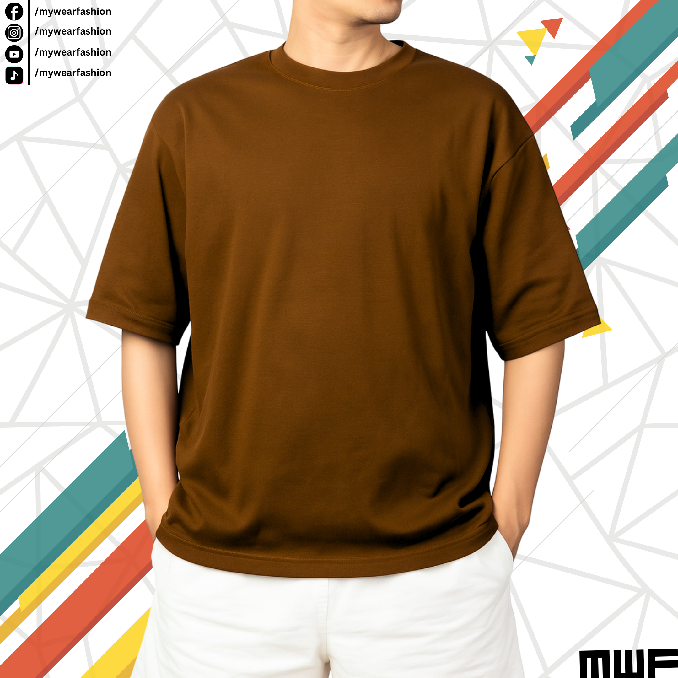 Solid Maroon Drop Shoulder T-Shirt || Tees ||