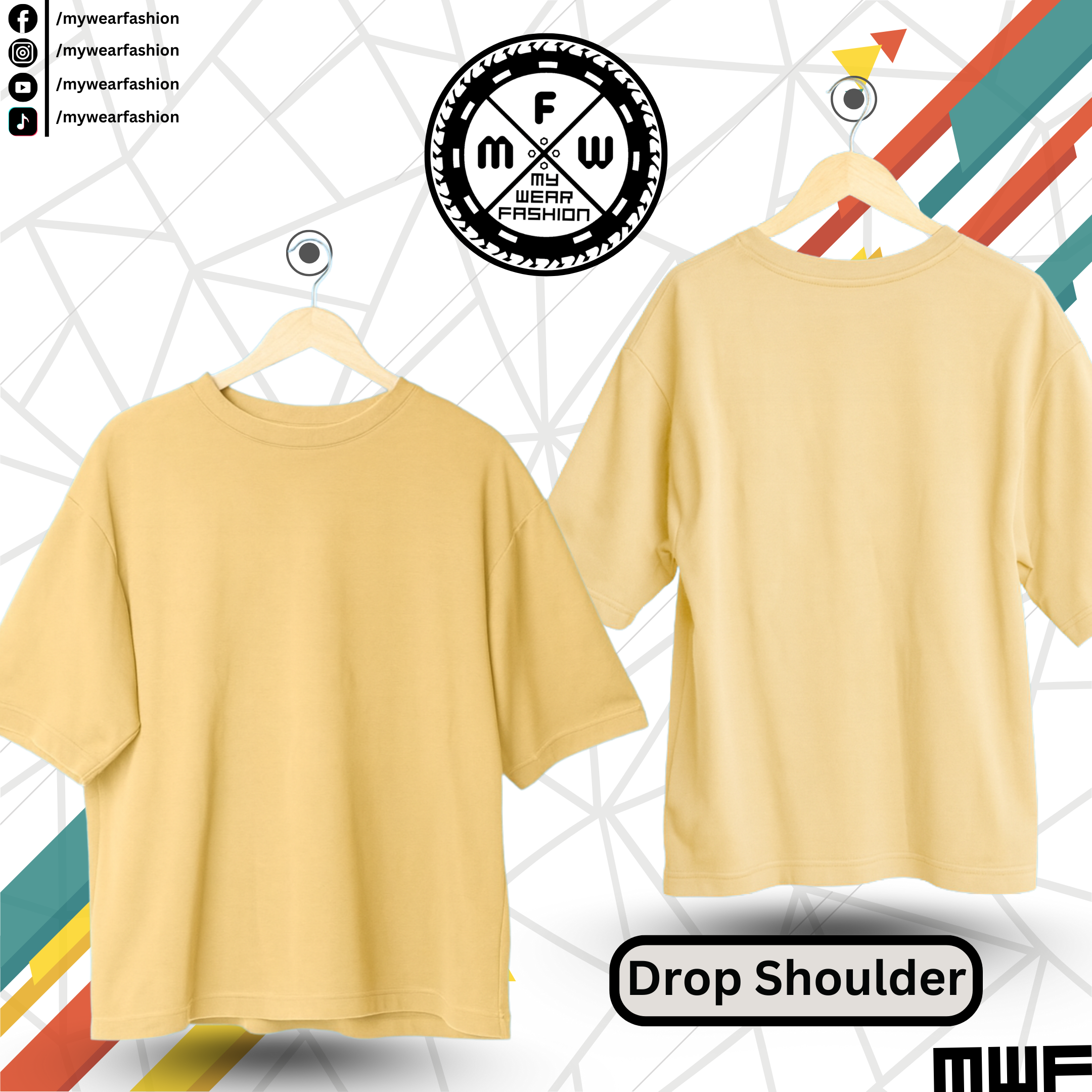 Solid Brownish Drop Shoulder T-Shirt || Tees ||_img_2