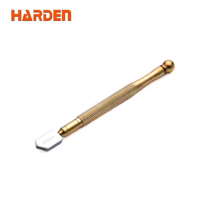 HARDEN Glass Cutter (Auto-Oil), 175mm, Manual Professional Glass Cutting Tool Auto Oil Glass Cutter YG8 Cutter Wheel; 570352
