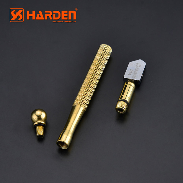 HARDEN Glass Cutter (Auto-Oil), 175mm, Manual Professional Glass Cutting Tool Auto Oil Glass Cutter YG8 Cutter Wheel; 570352_img_4