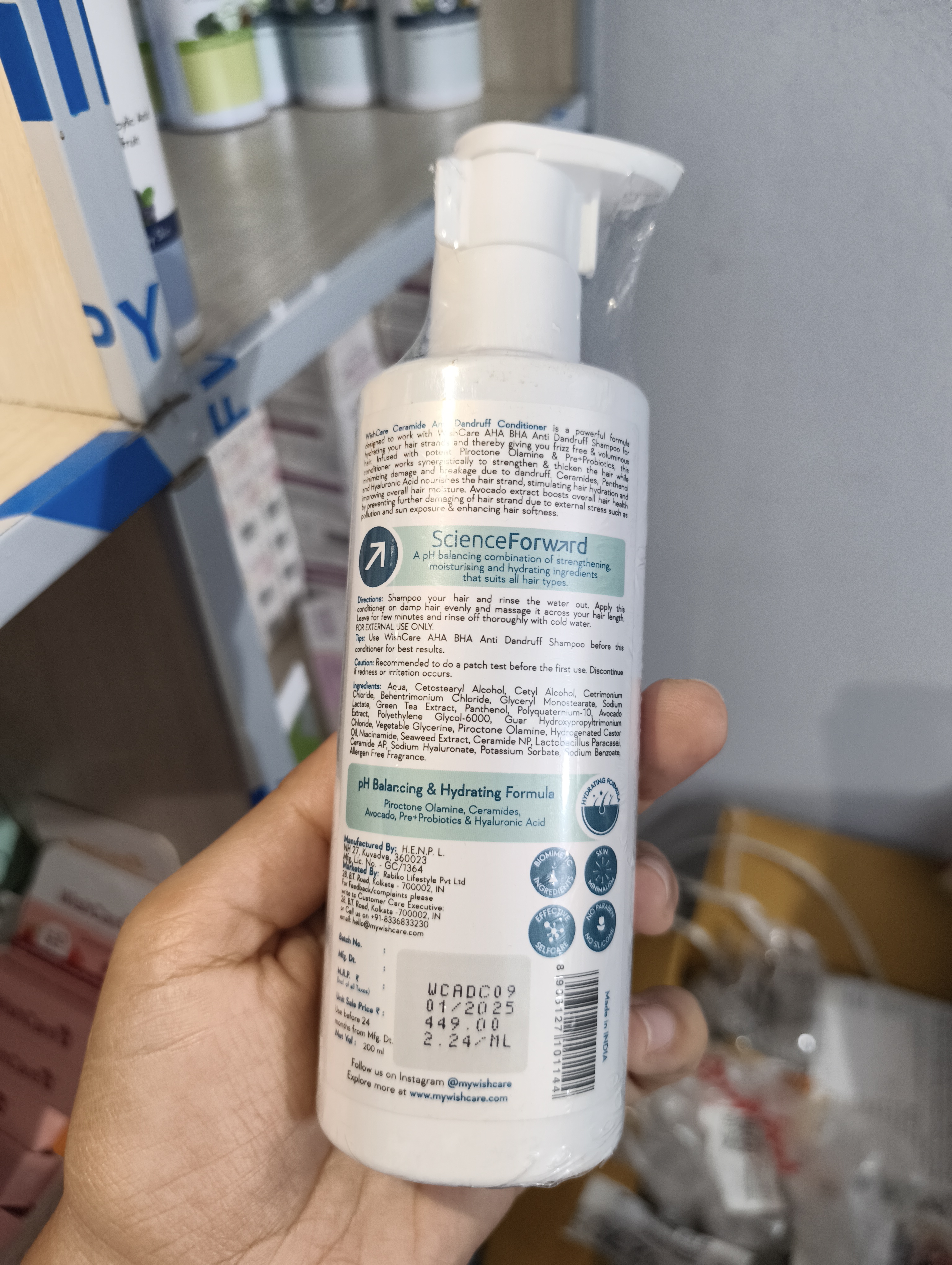 Wishcare Ceramide Anti-Dandruff Conditioner | 200ml_img_2