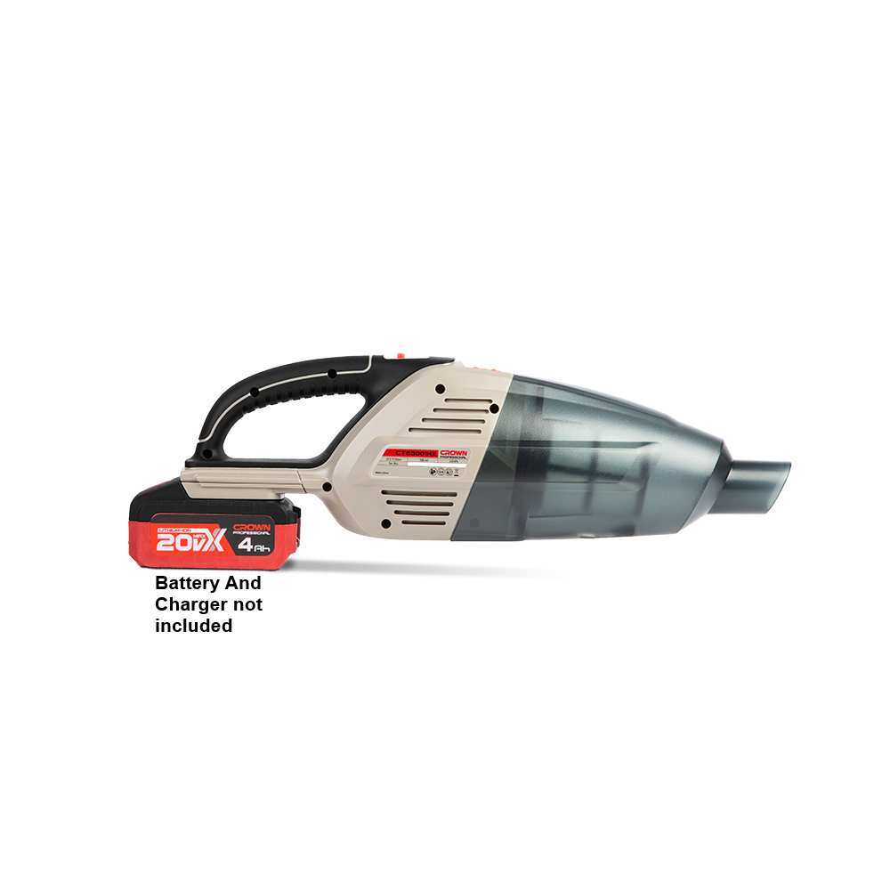 CROWN,CT63001HX,Professional Cordless Vacuum Cleaner, 20V, 3800Pa, 0.5L; ( Without Battery And Charger ), Model : CT63001HX-2_img_1