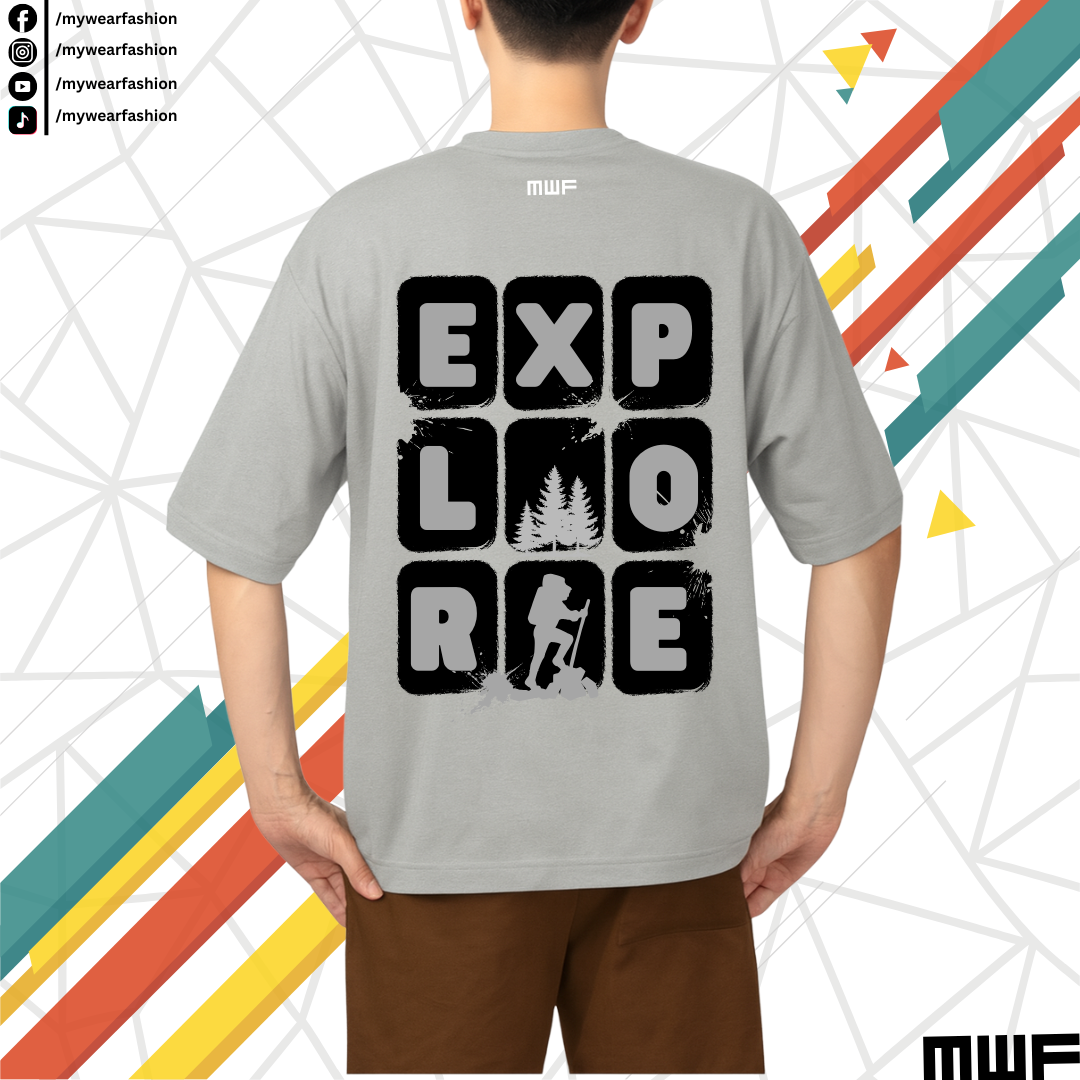 Think Explore Premium Drop Shoulder T-Shirt_img_1