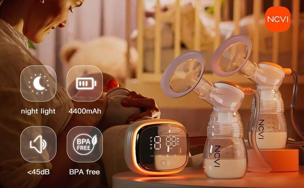 Ncvi Rechargable electric double breastpump.  Model-8102_img_6