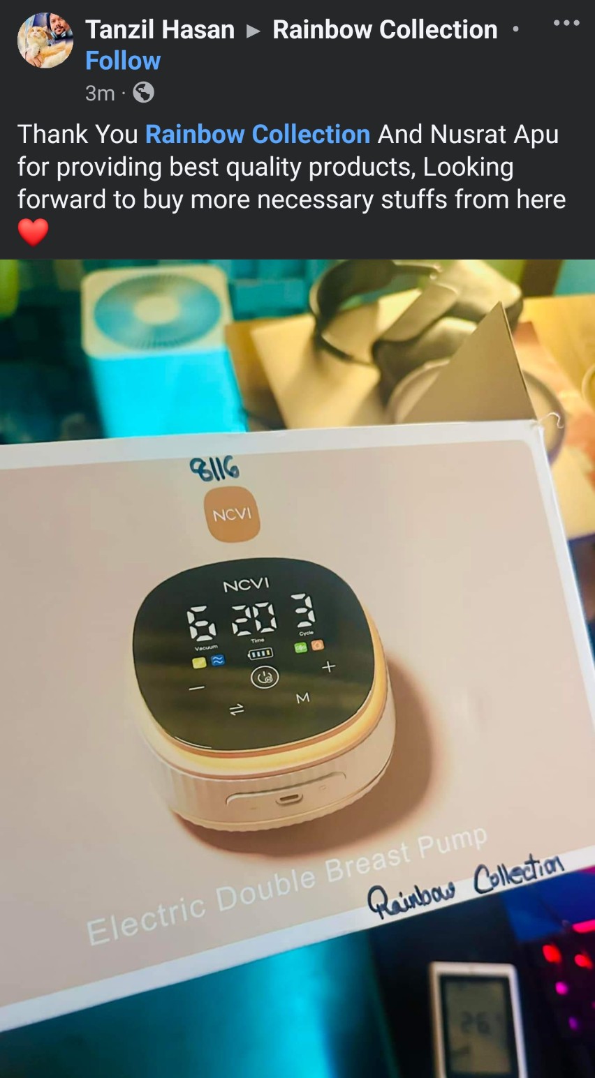 Ncvi Rechargable electric double breastpump.  Model- 8116_img_5