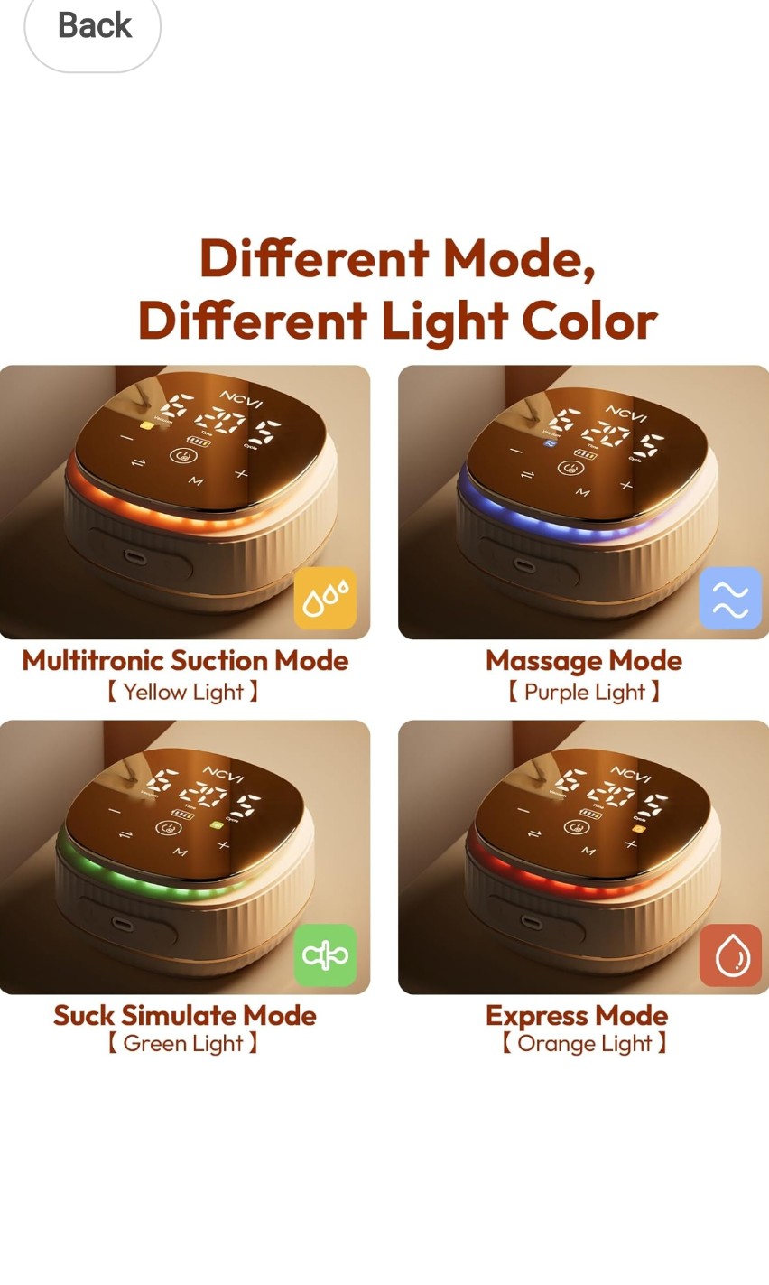 Ncvi Rechargable electric double breastpump.  Model- 8116_img_9