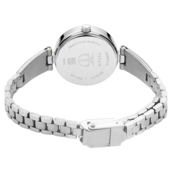 TITAN Women’s Stainless Steel Analog Watch - 2598SM03_img_4