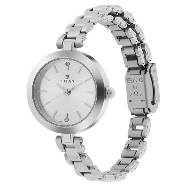 TITAN Women’s Stainless Steel Analog Watch - 2598SM01_img_2