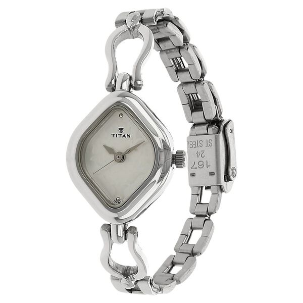 TITAN Women’s Stainless Steel Analog Watch - 2536SM02_img_1