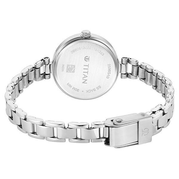 TITAN Women’s Stainless Steel Analog Watch - 2598SM06_img_4
