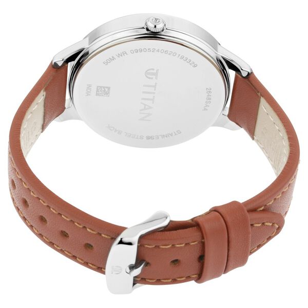 TITAN Women’s Leather Strap Analog Watch - 2648SL01_img_3