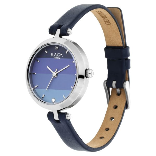 TITAN Women’s Leather Strap Analog Watch - 2606SL02_img_2