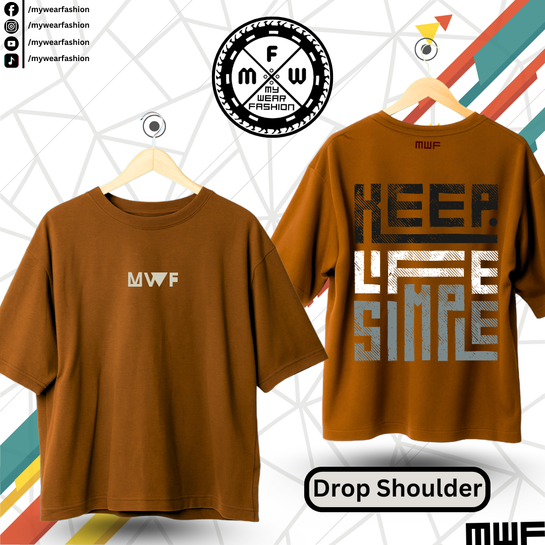 Keep Life Simple Premium Drop Shoulder T-Shirt_img_6