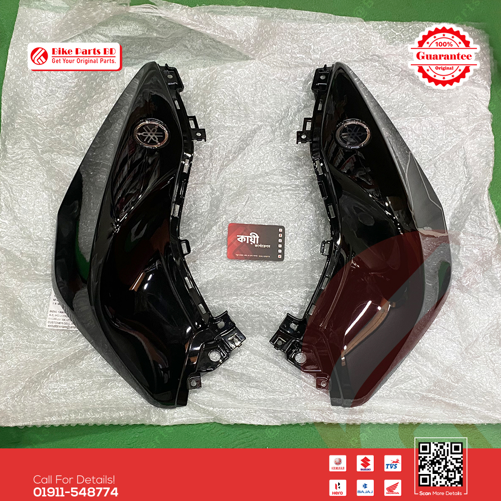 Tanky Box (Glossy Black) for Yamaha MT15 V1 & MT15 V2 Bike._img_1