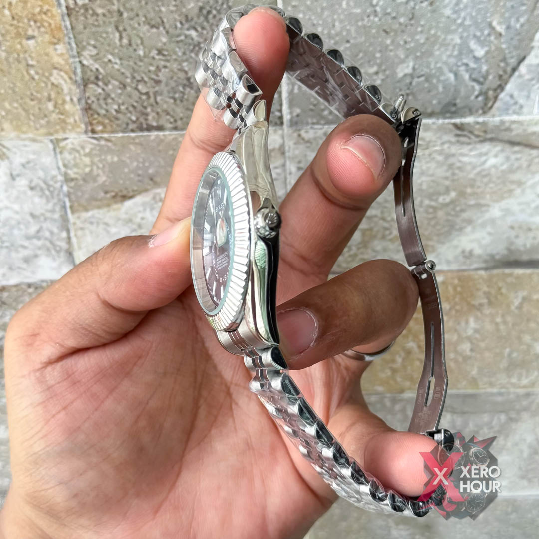 Rolex Sky Dweller AA Grade | Single Tone | Blue Dial_img_5