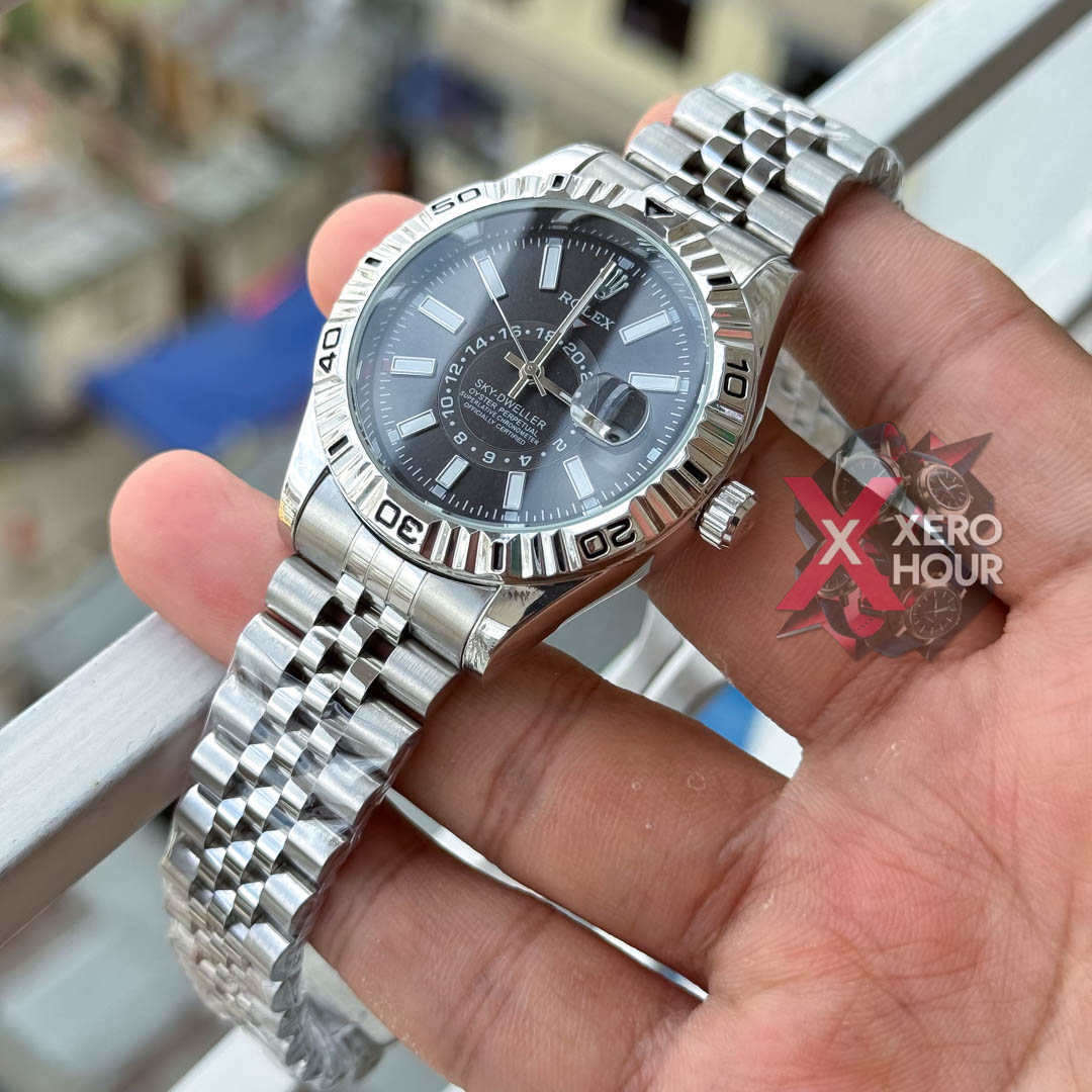 Rolex Sky Dweller AA Grade | Single Tone | Black watch phase_img_1