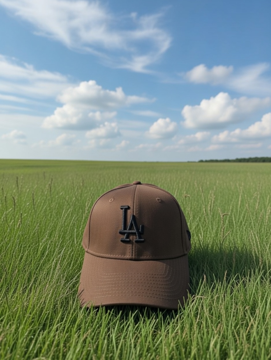 LA Adjustable Cotton Cap – Cocoa Night Brown with Metal Back Strap_img_3