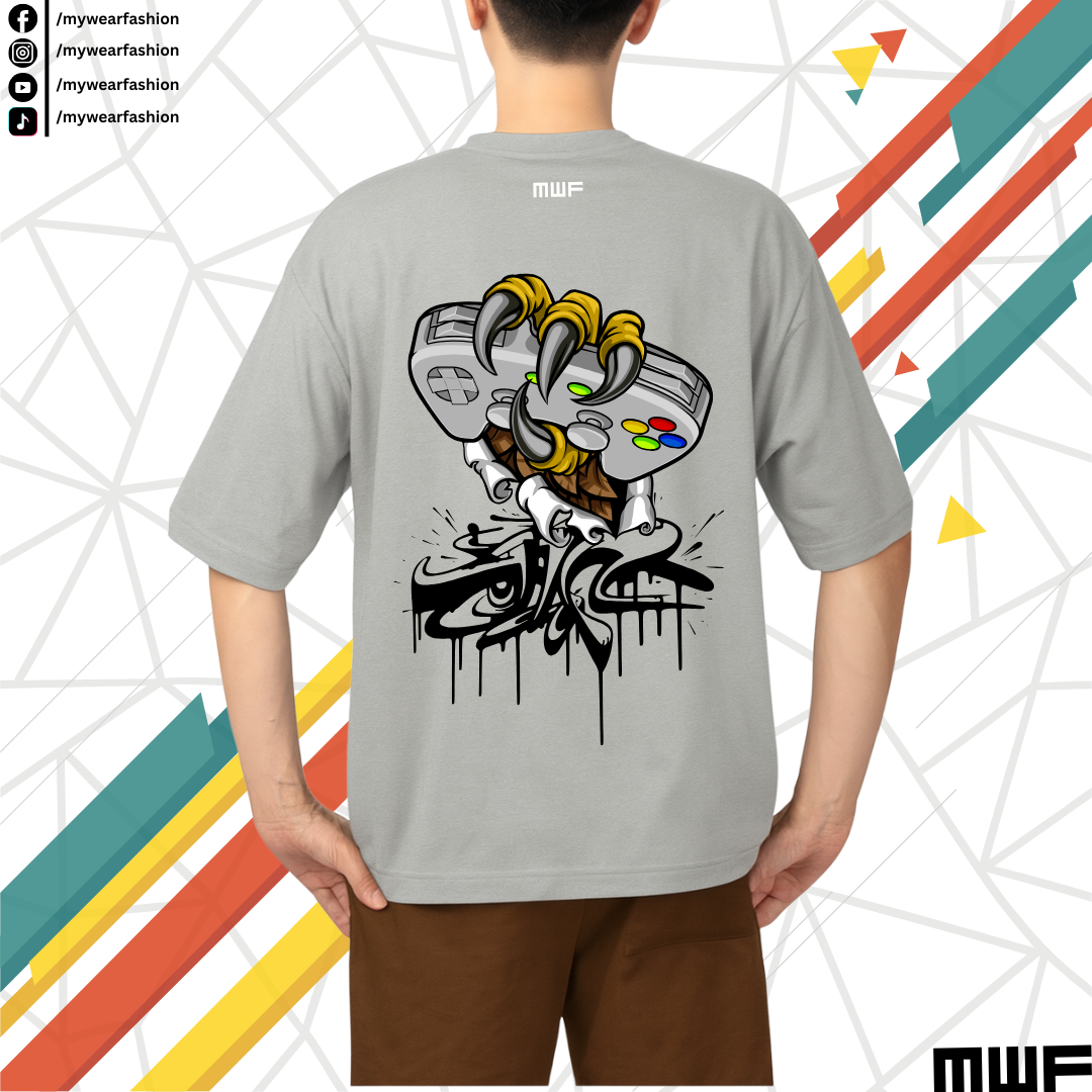 Game Over Premium Drop Shoulder T-Shirt_img_0