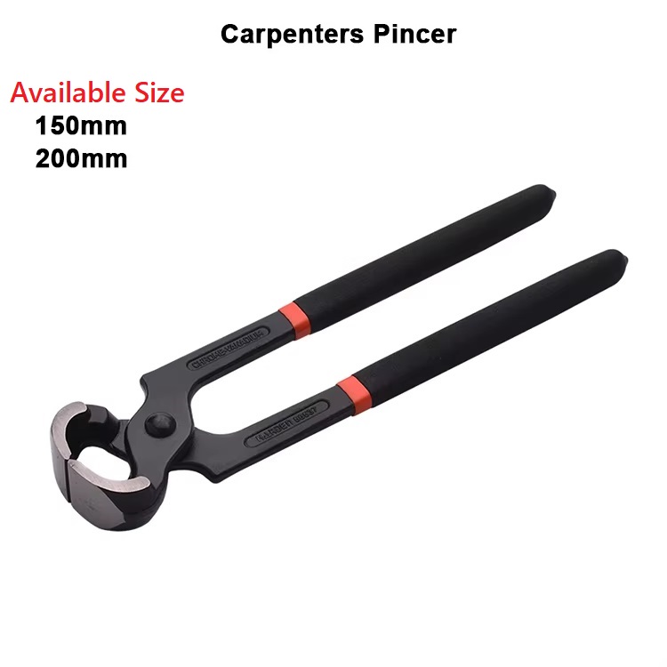 HARDEN Carpenters Pincer ( 6" | 8" ), Professional CR-V wire twisting pliers tower pincer, Pincer / End Cutting Plier; Model: 560535 | 560536_img_1