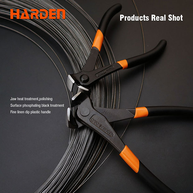 HARDEN End Cutting Plier, (6", 150 mm), Alloy Steel Professional Soft Grip Handles Forged CRV Steel; Model: 560540_img_2