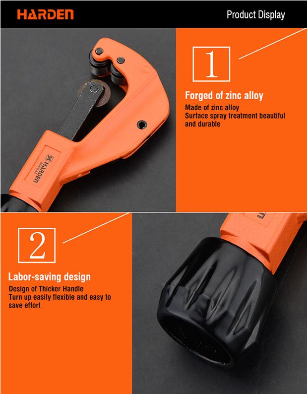 HARDEN 6-64mm Zinc Alloy Pipe Cutter tube cutter for Aluminium, PPR plastic, Brass tube and pipe cutting Professional; Model: 600823_img_7