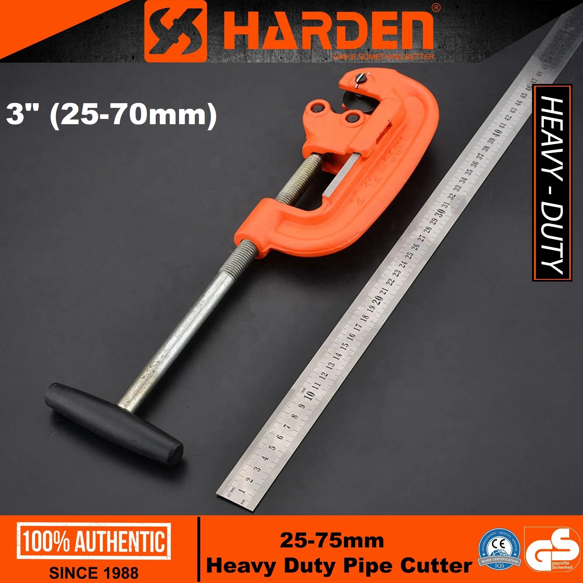 HARDEN Heavy Duty Pipe Cutter (12-50mm | 25 - 75mm), Tube Cutter; Model:  600825 |  600826_img_5