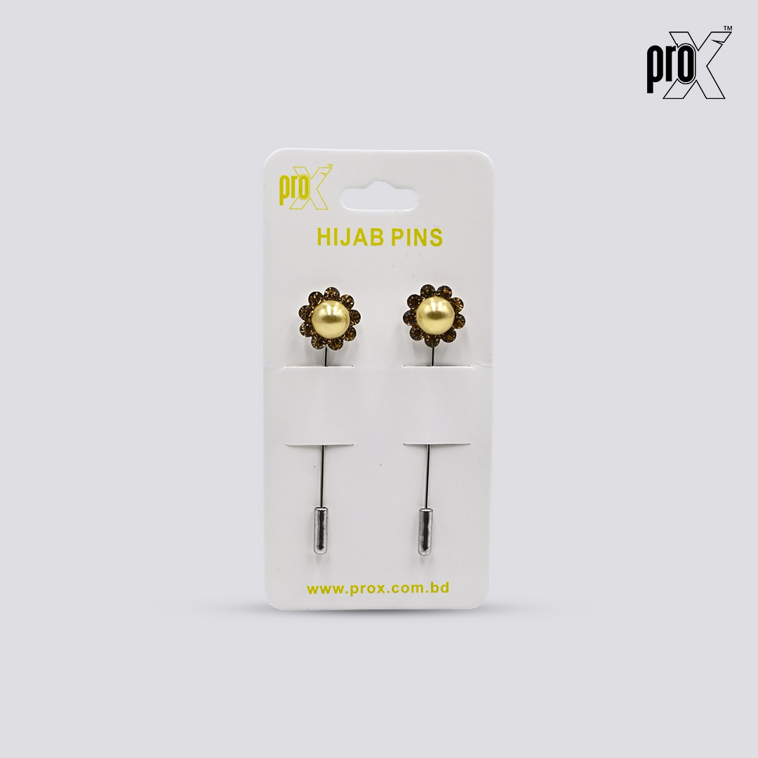 ProX 1 Pair Hijab Pin HP-502-2_Golden Color_img_1