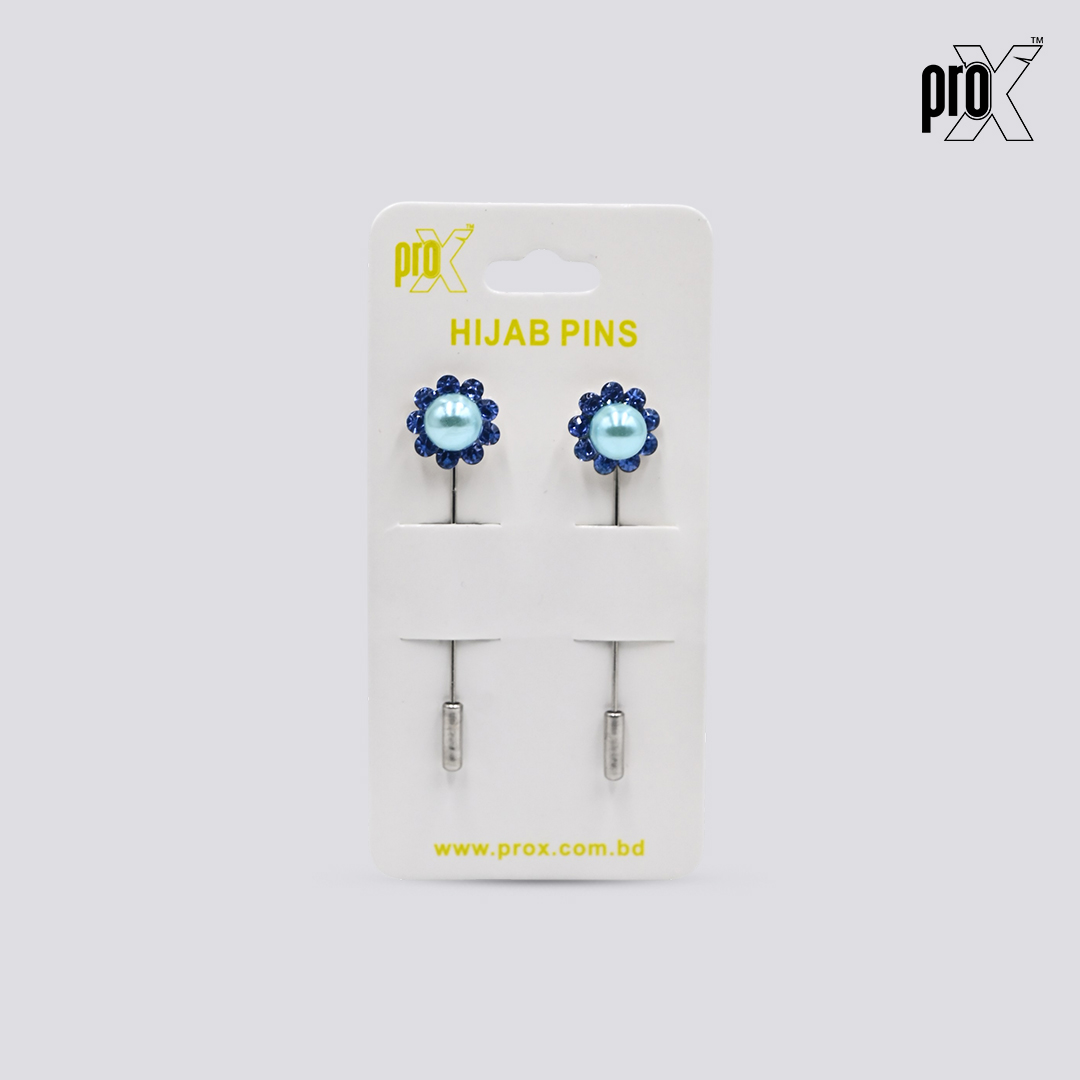 ProX 1 Pair Hijab Pin HP-502-2_Blue Color_img_1