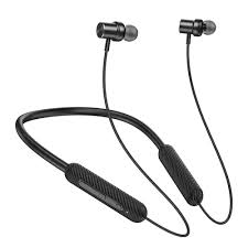 Hoco ES70 Long Battery Backup Bluetooth Neckband – Black Color