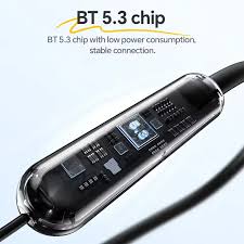 Hoco ES70 Long Battery Backup Bluetooth Neckband – Black Color_img_1