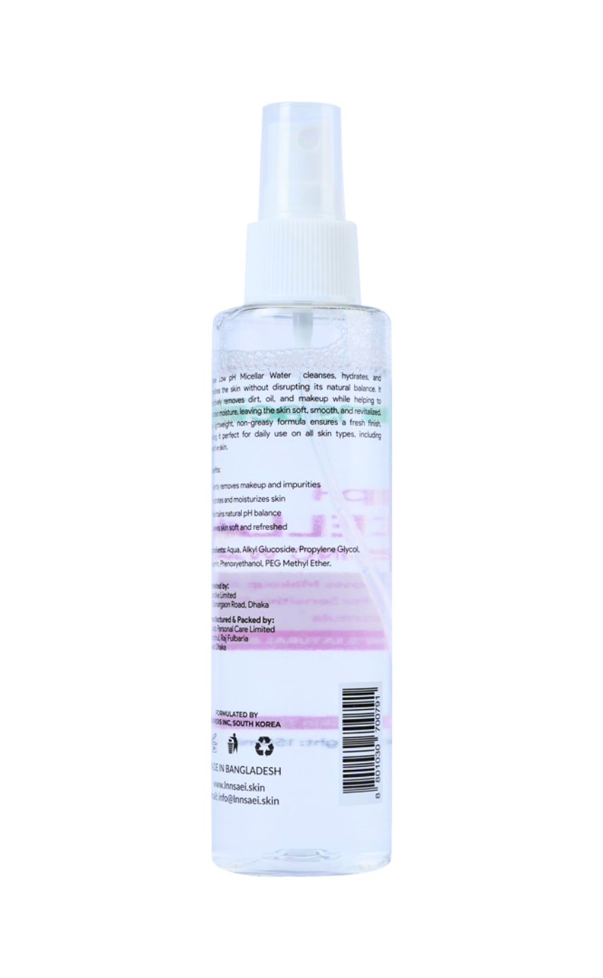 innsaei Low pH Micellar Cleansing Water 150 ml - Image 3