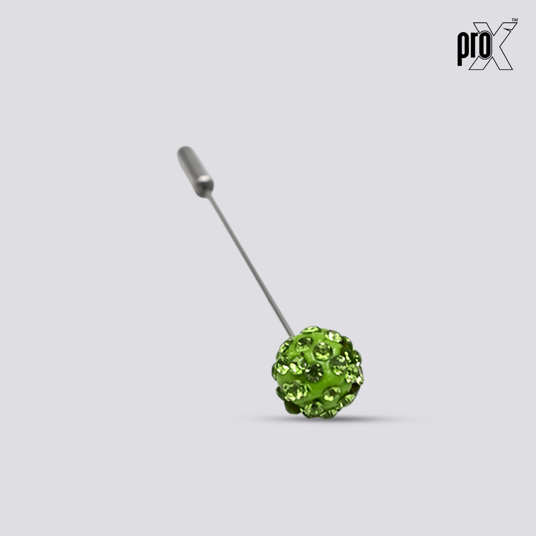 ProX 1 Pair Stick Hijab Pin_HP-502-1_Green Color_img_0